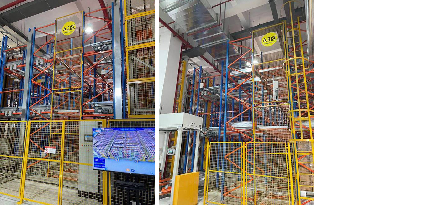 Yancheng automated four way pallet shuttle warehouse system
