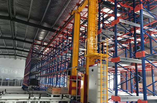 Mengniu Milk group cold warehouse pallet shuttle warehouse project